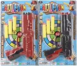 Pistolet en plastique avec balles en mousse pour enfants