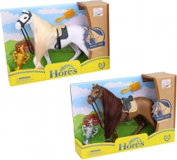 Jouet Cheval avec Accessoires 19 cm