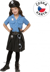 Costume policière pour filles 120-130 cm