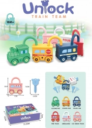 jeu sensoriel logique avec serrures – associe la clé