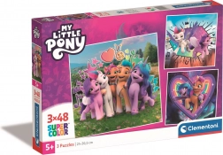 Puzzle pour enfants CLEMENTONI MY LITTLE PONY – 3×48 pièces