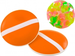 Jeu d’adresse Palettes orange et balle à ventouses