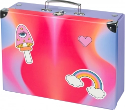 Valise scolaire pliable Duha rouge