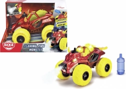 Dickie Toys Fire Monster – camion-monstre pour enfants avec lumières, sons et vapeur 25 cm