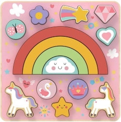 Puzzle d’équilibre Licorne 2 en 1