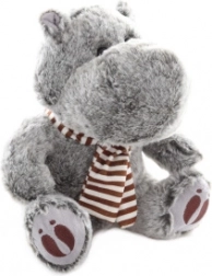 Hippopotame en peluche 25 cm