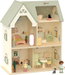Maison de poupées en bois Cozy Cottage avec meubles