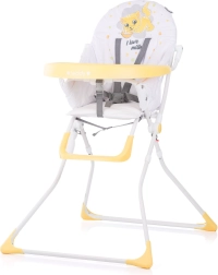 Chaise haute Teddy de Chipolino – Banane