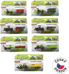 Jouet agricole sur carte 18 cm
