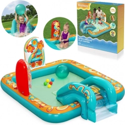 Bestway centre de jeu aquatique gonflable Retro Groove avec toboggan et asperseur