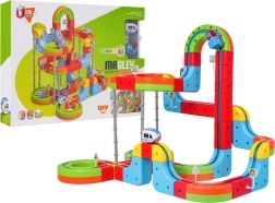 Circuit de train magnétique coloré antigravité, 215 pièces