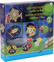 Peinture sur galets qui brillent dans le noir – kit créatif pour enfants