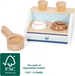 comptoir à glace en bois small foot fresh