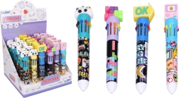 Stylo bille multicolore 0,5 mm PLAY – 10 couleurs