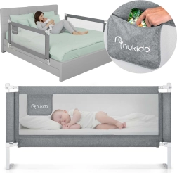 Barrière de sécurité Nukido pour lit 160 cm grise