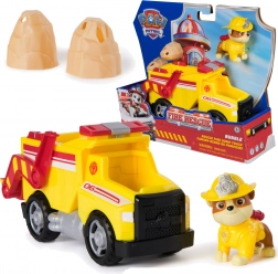 Paw Patrol Fire Rescue – camion-benne de sauvetage avec figurine Rubble et accessoires