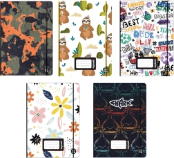 Cahier Oxybook A5 40 feuilles aux motifs colorés