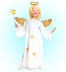 Costume d'Ange pour enfants avec auréole