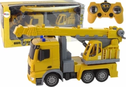 Grue de chantier RC 2,4 GHz jaune 1:12