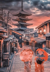 Soir à Kyoto Puzzle 500 pièces