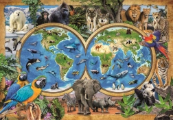 Puzzle CLEMENTONI Monde animal étonnant 300 pièces