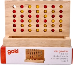 Goki jeu en bois Puissance 4