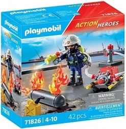 Action Heroes pompier avec pompe à eau