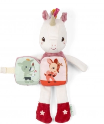 Lilliputiens licorne en peluche Lena avec petit livre d’histoires