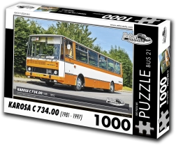 Puzzle Voitures rétro Karosa C 734 (1981–1997) – 1000 pièces
