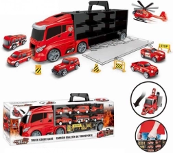 Camion porte-voitures de pompiers avec accessoires