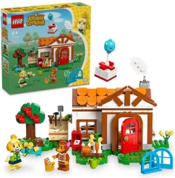 LEGO Animal Crossing visite d’Isabelle set de construction pour enfants