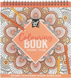 Livre de coloriage à reliure spirale 21x20 cm