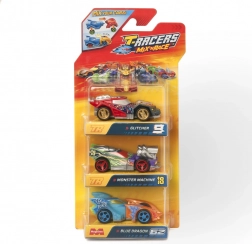 Voitures T-Racers Mix 'N Race 3 pcs