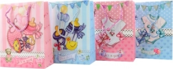 Sac cadeau pour bébé 3D, en papier 18 × 23 × 8 cm