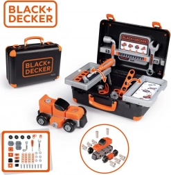 Smoby Black & Decker Mallette avec outils et voiture de construction