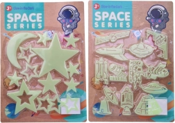 Décoration lumineuse sur le thème de l’espace 30 x 21 cm