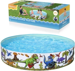 Piscine pour enfants gonflable Bestway dinosaures 183 × 38 cm