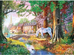 Puzzle Poneys de la Nouvelle Forêt 1000 pièces