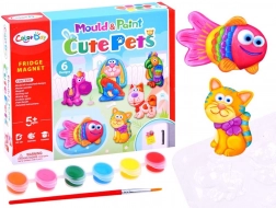 Kit pour fabriquer des aimants Animaux Rigolos