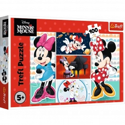 Puzzle 100 pièces Amusante MINNIE DISNEY de Trefl