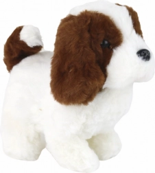 Chiot interactif qui marche – chiot blanc‑brun