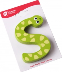 Lettre en bois S CLASSIC WORLD