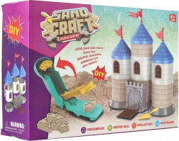 Kit de construction château en sable modelable avec accessoires