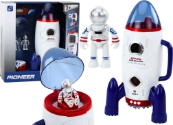 Fusée spatiale ouvrante Astronautes Véhicule spatial Lumières Sons