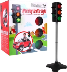 Feu de signalisation interactif pour petits conducteurs 3+ Effets lumineux et sonores + 2 modes