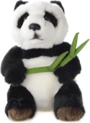 Panda en peluche avec bambou 18 cm