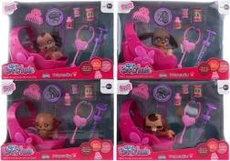 Set de soins pour animal avec lit et accessoires