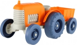 Tracteur en plastique avec remorque 31 cm