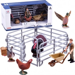 Set Ferme – figurines et enclos avec dindon – Dindon