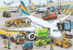 Puzzle Aéroport animé 35 pièces
